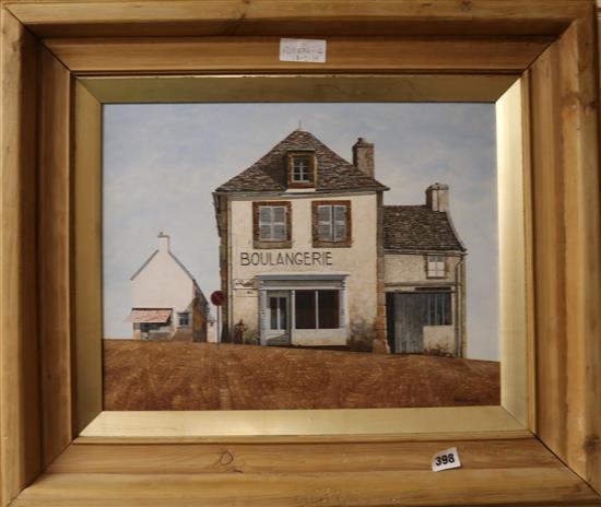 Peter Evans, oil, Boulangerie